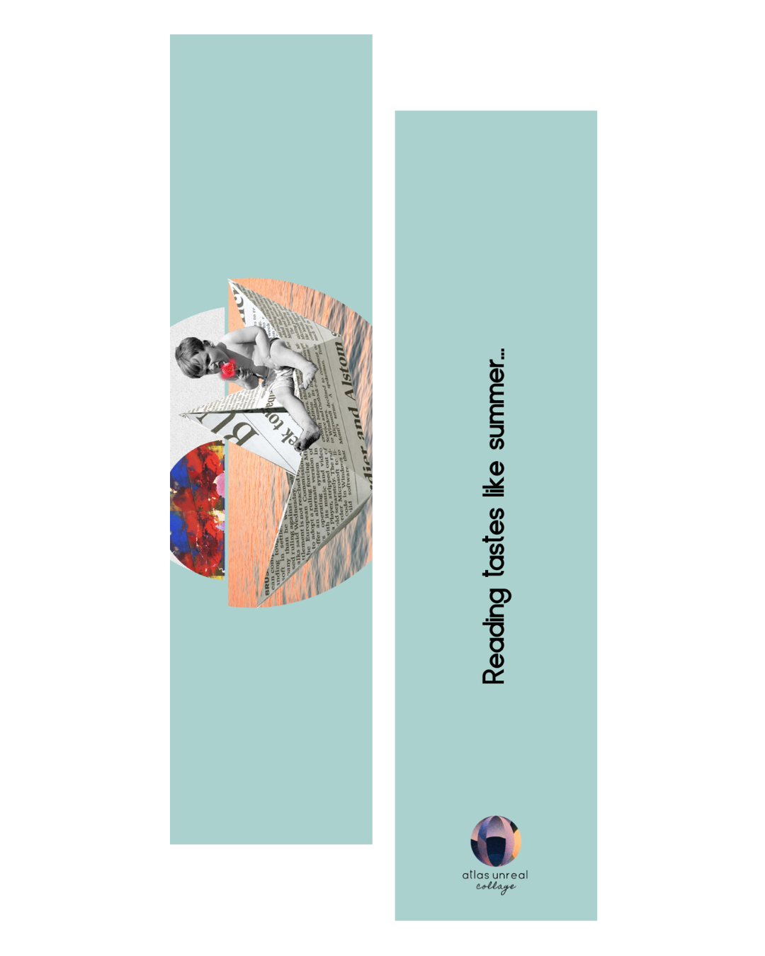Summer Taste | Collage Bookmark