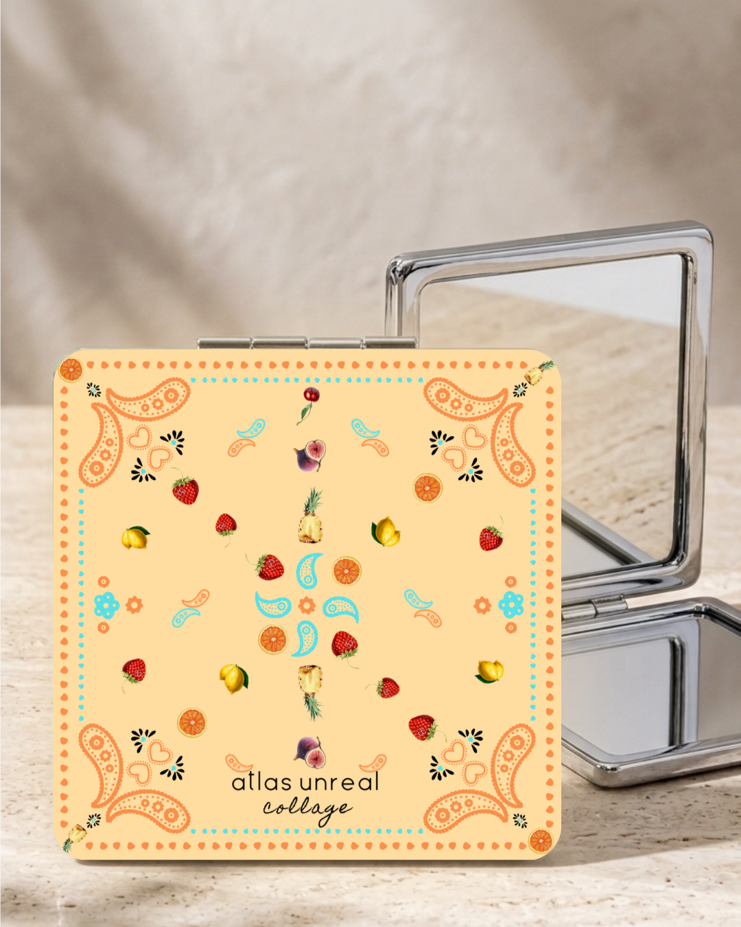 Tutti Frutti Glow Check Καθρέφτης Τσάντας