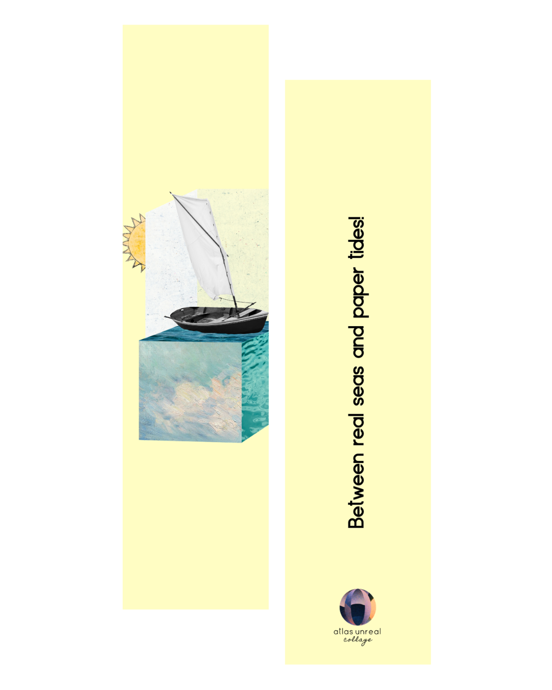 Paper Tide | Collage Bookmark