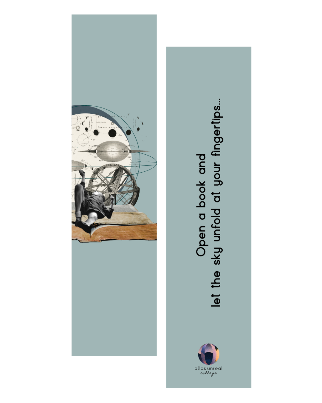 What a wonderful world | Collage Bookmark
