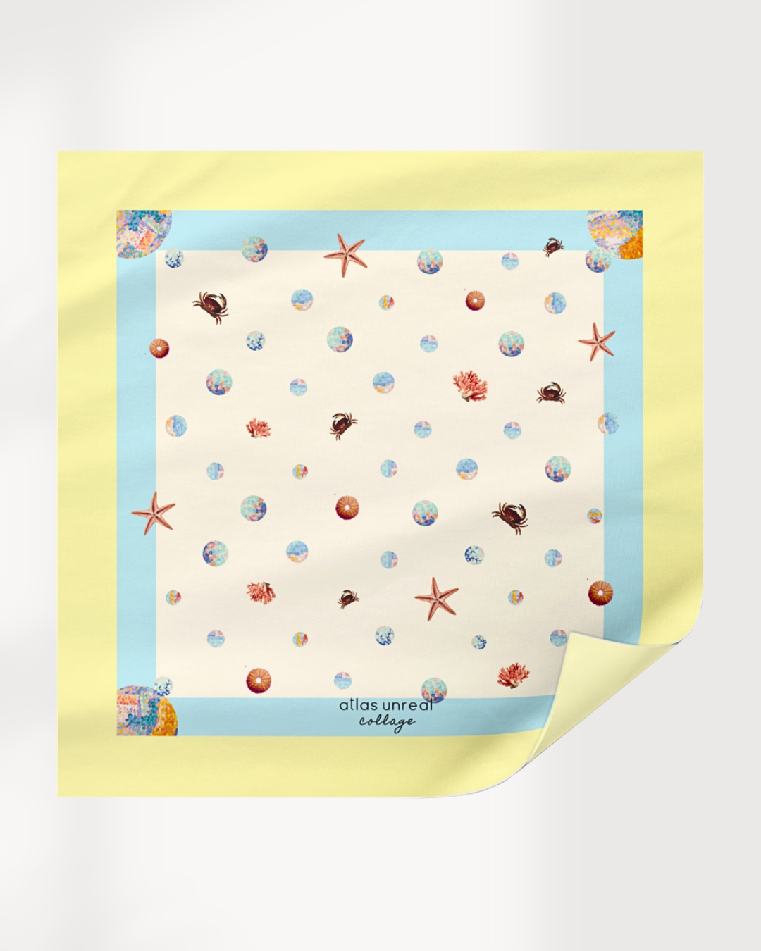 Ocean Splash Square Scarf