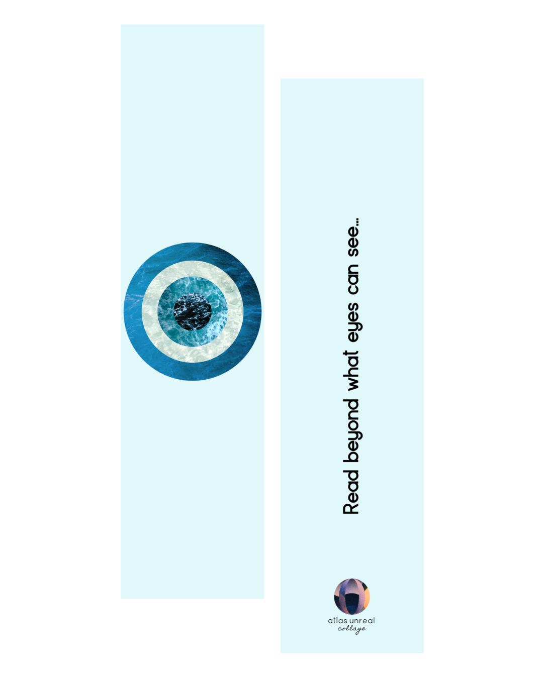 Beyond what eyes can see | Collage Bookmark