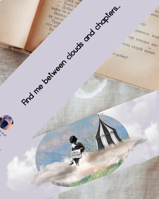 Clouds &amp; Chapters | Collage Bookmarks