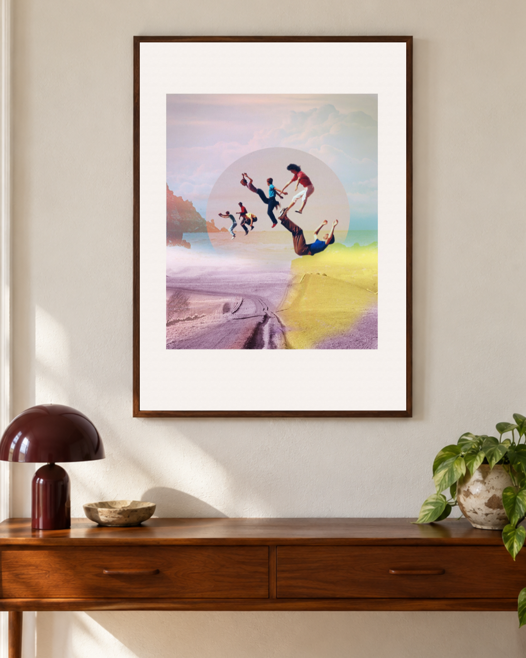 Sorbet Vibes | Surreal Collage Art Print