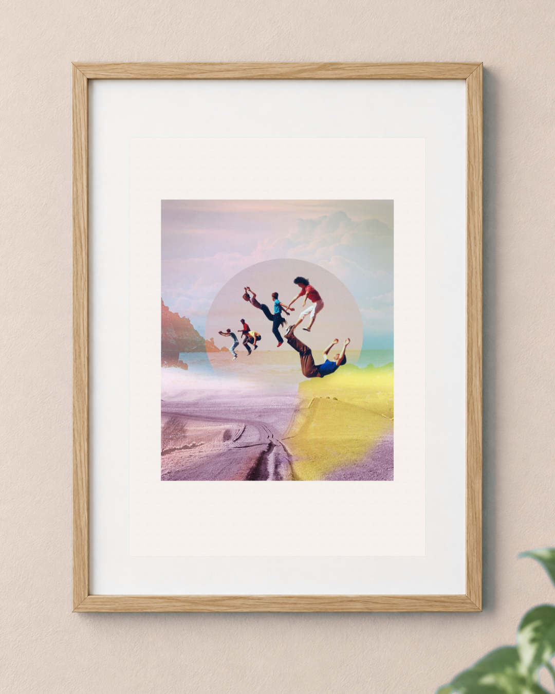 Sorbet Vibes | Surreal Collage Art Print