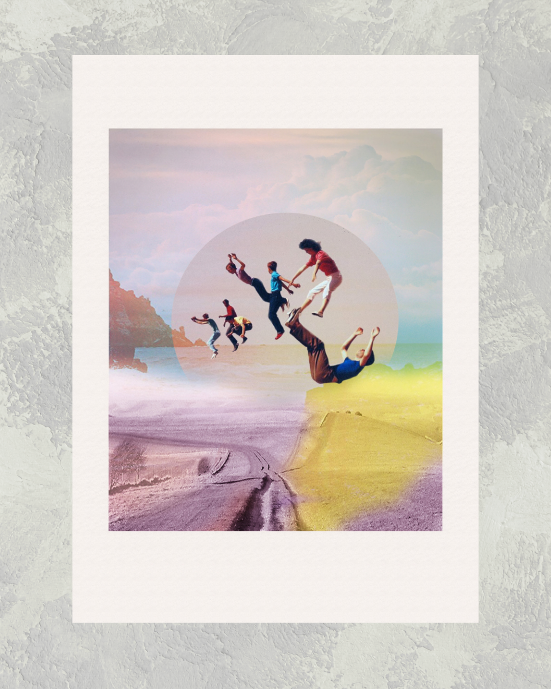 Sorbet Vibes | Surreal Collage Art Print