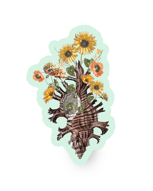 Summer Bloom | Collage Vinyl Sticker