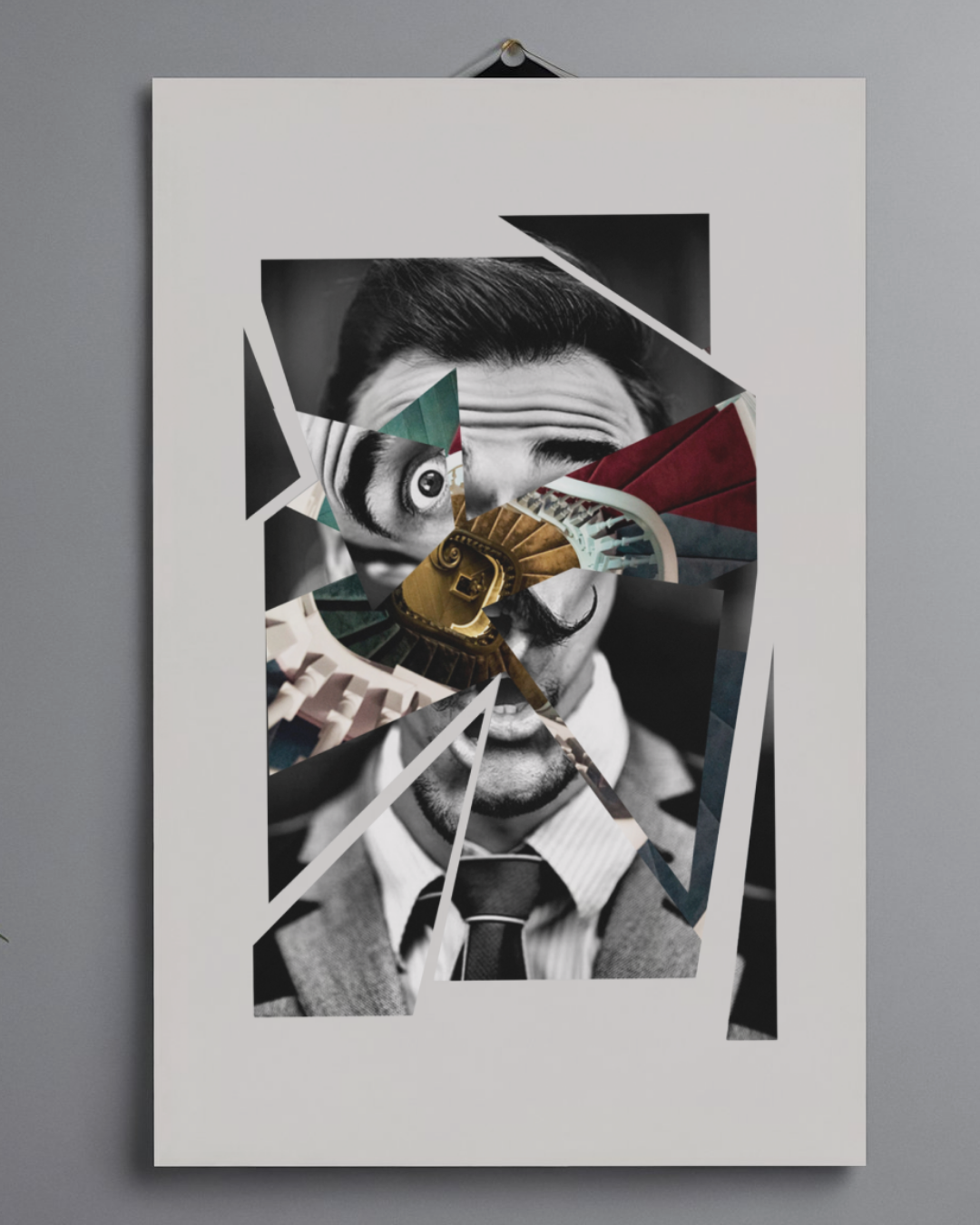 Broken Mirror | Surreal Collage Art Print
