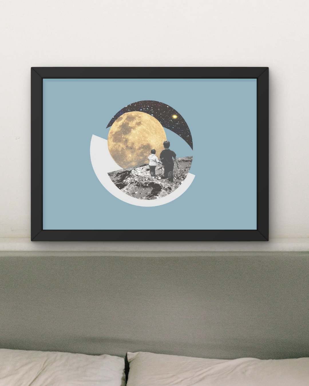Almost There | Surreal Collage Art Print