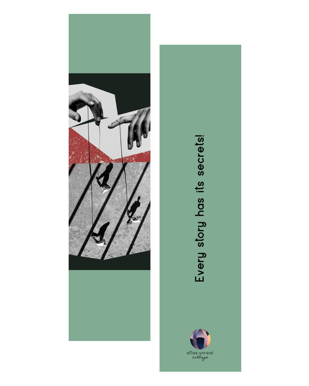 Human Puppet | Collage Bookmark