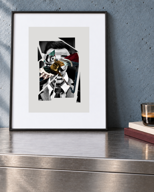 Broken Mirror | Surreal Collage Art Print