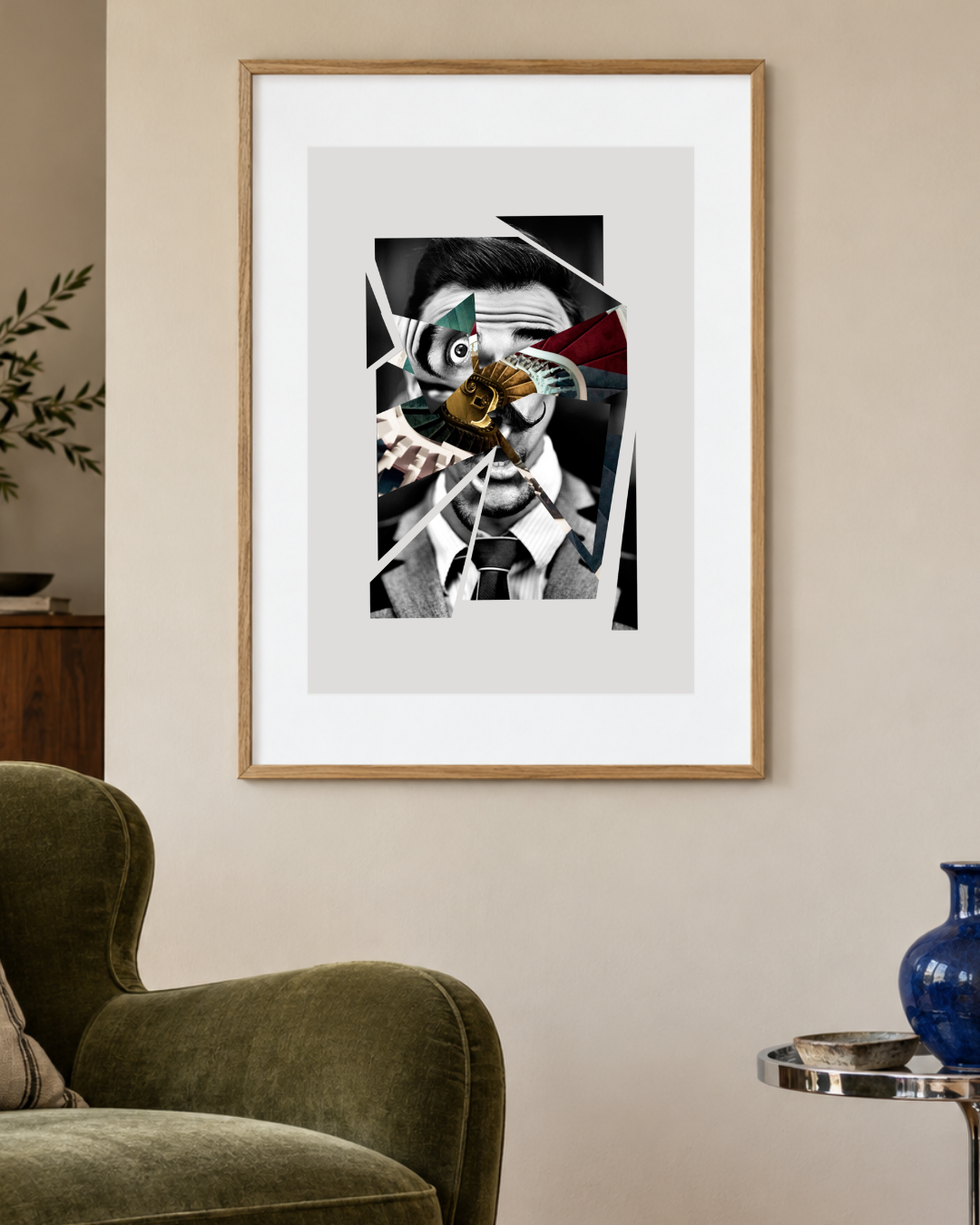 Broken Mirror | Surreal Collage Art Print