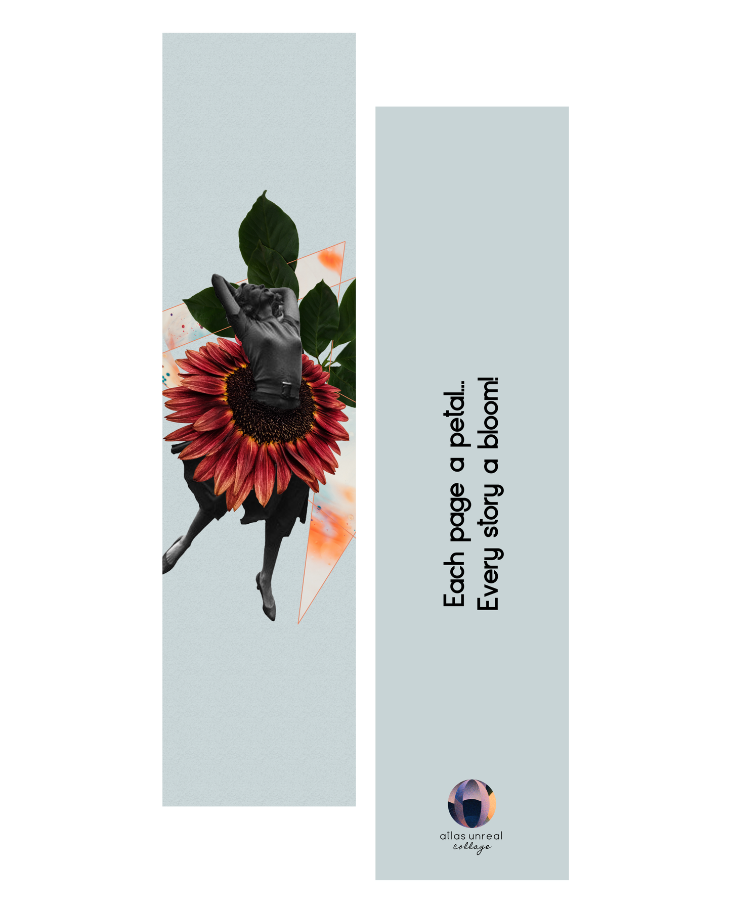 Every Story a Bloom | Collage Bookmark