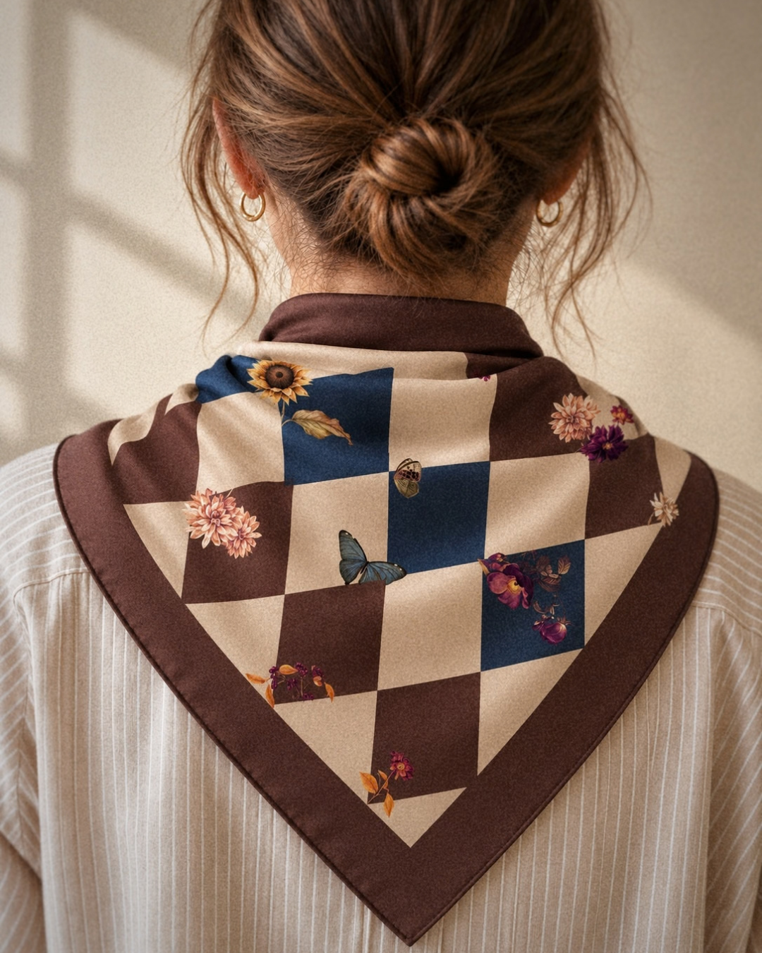 Secret Garden Square Scarf