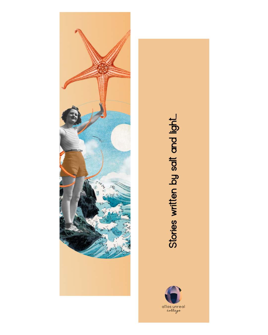 Salty Stories | Collage Bookmark