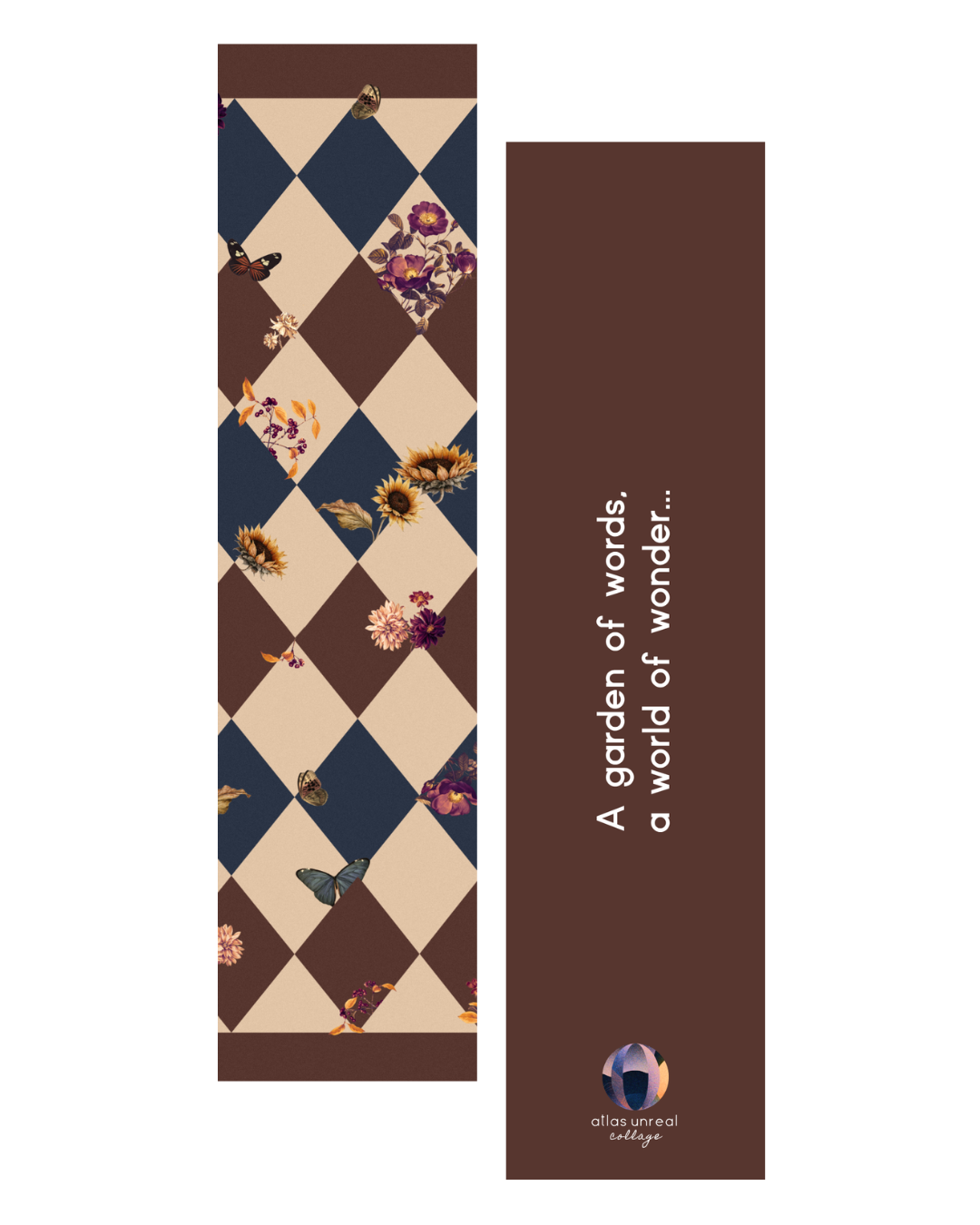 Secret Garden | Collage Bookmark