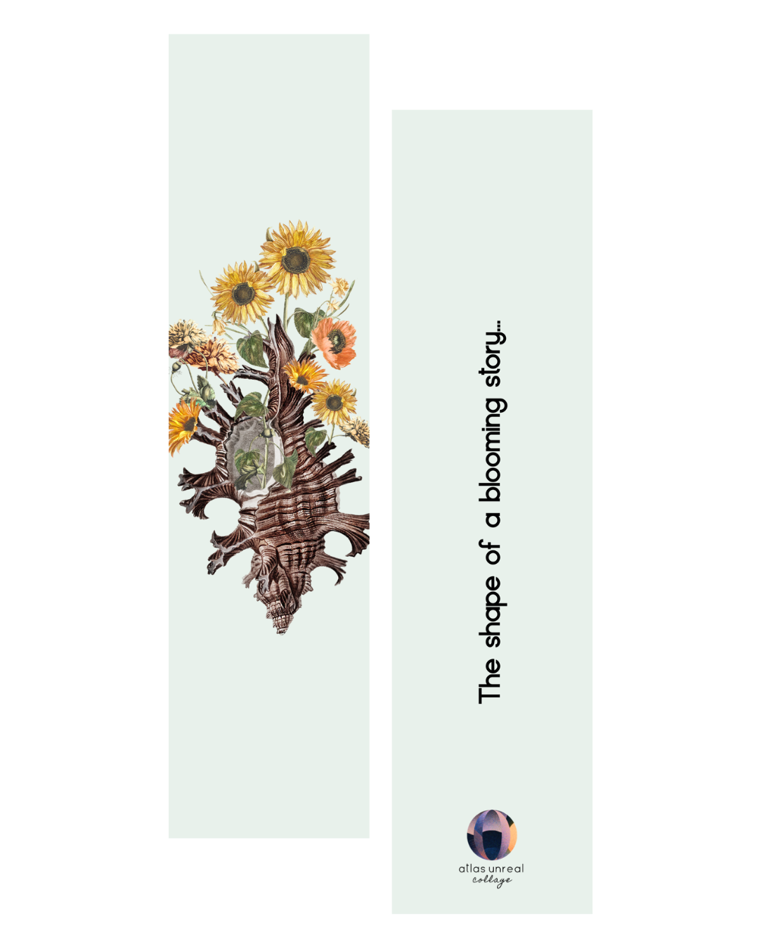 Blooming Story | Collage Bookmark