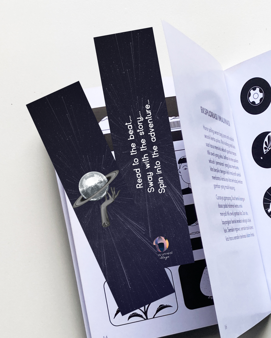 Discodelic | Collage Bookmark