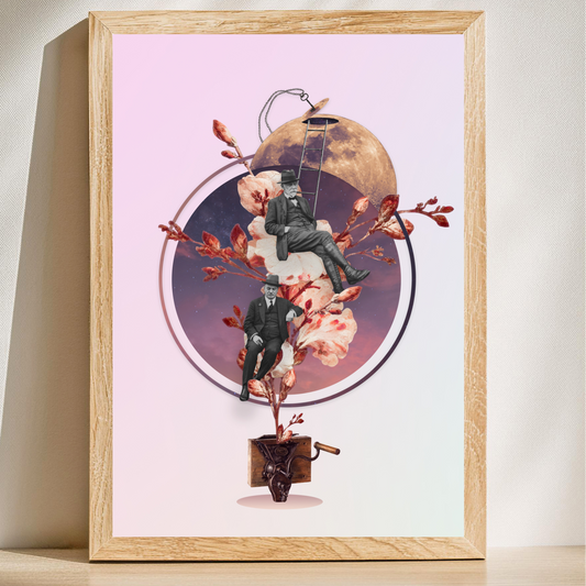 Almond Road | Surreal Collage Art Print