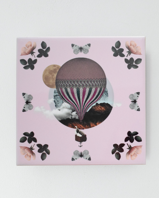 Pink Flight | Κεραμικό Πλακάκι Τοίχου