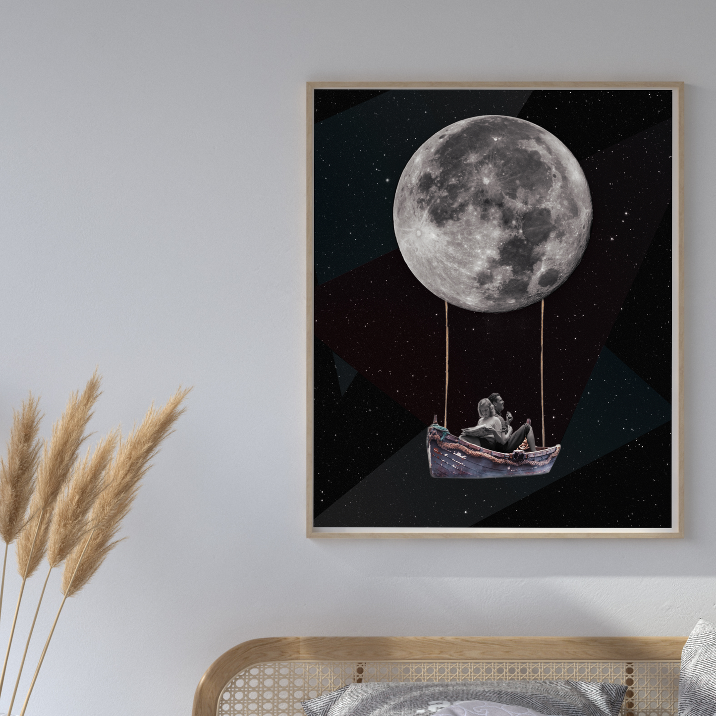 Love and Dream | Surreal Collage Art Print