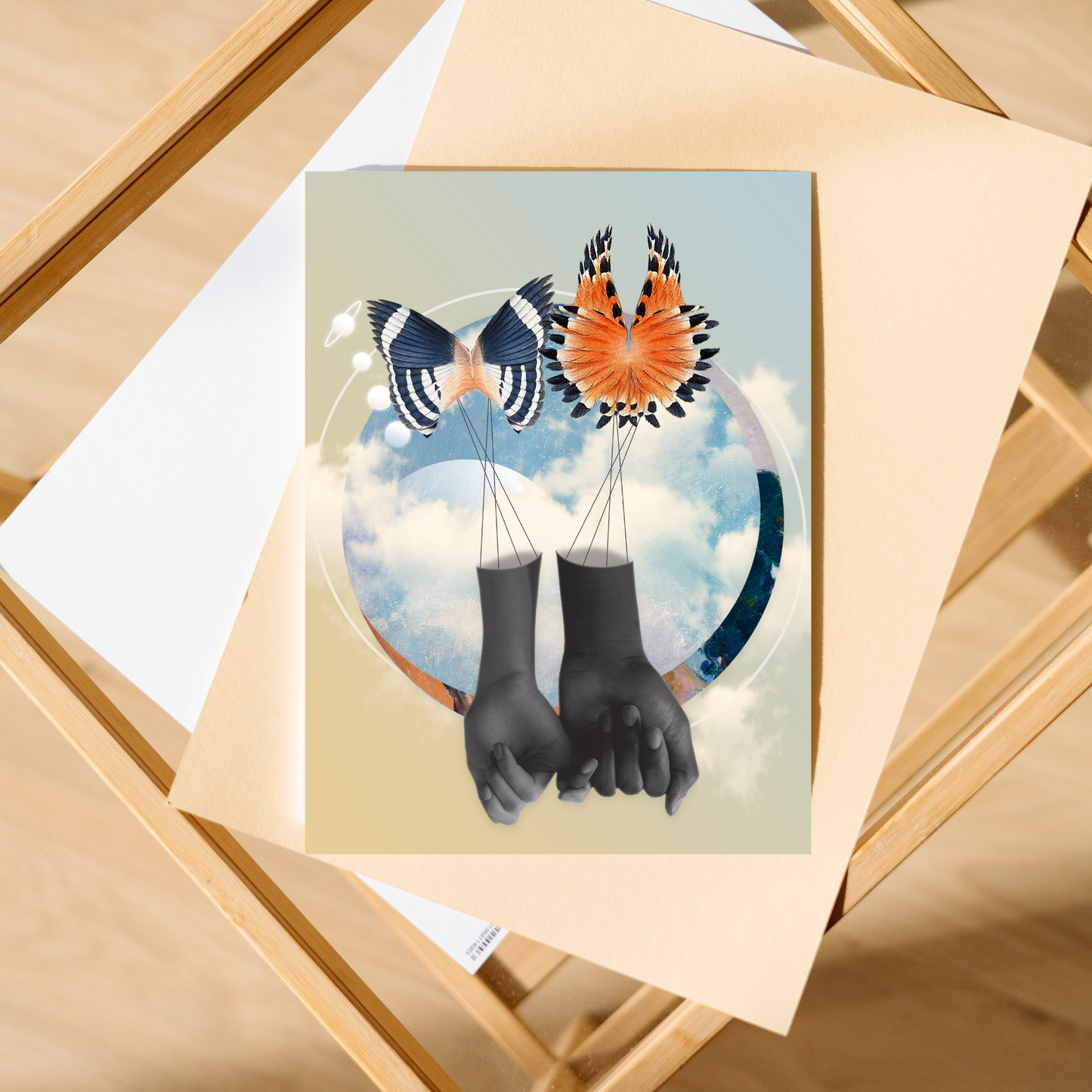 Pinky Promise | Surreal Collage Art Print