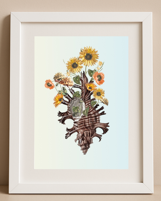 Summer Bloom | Surreal Collage Art Print