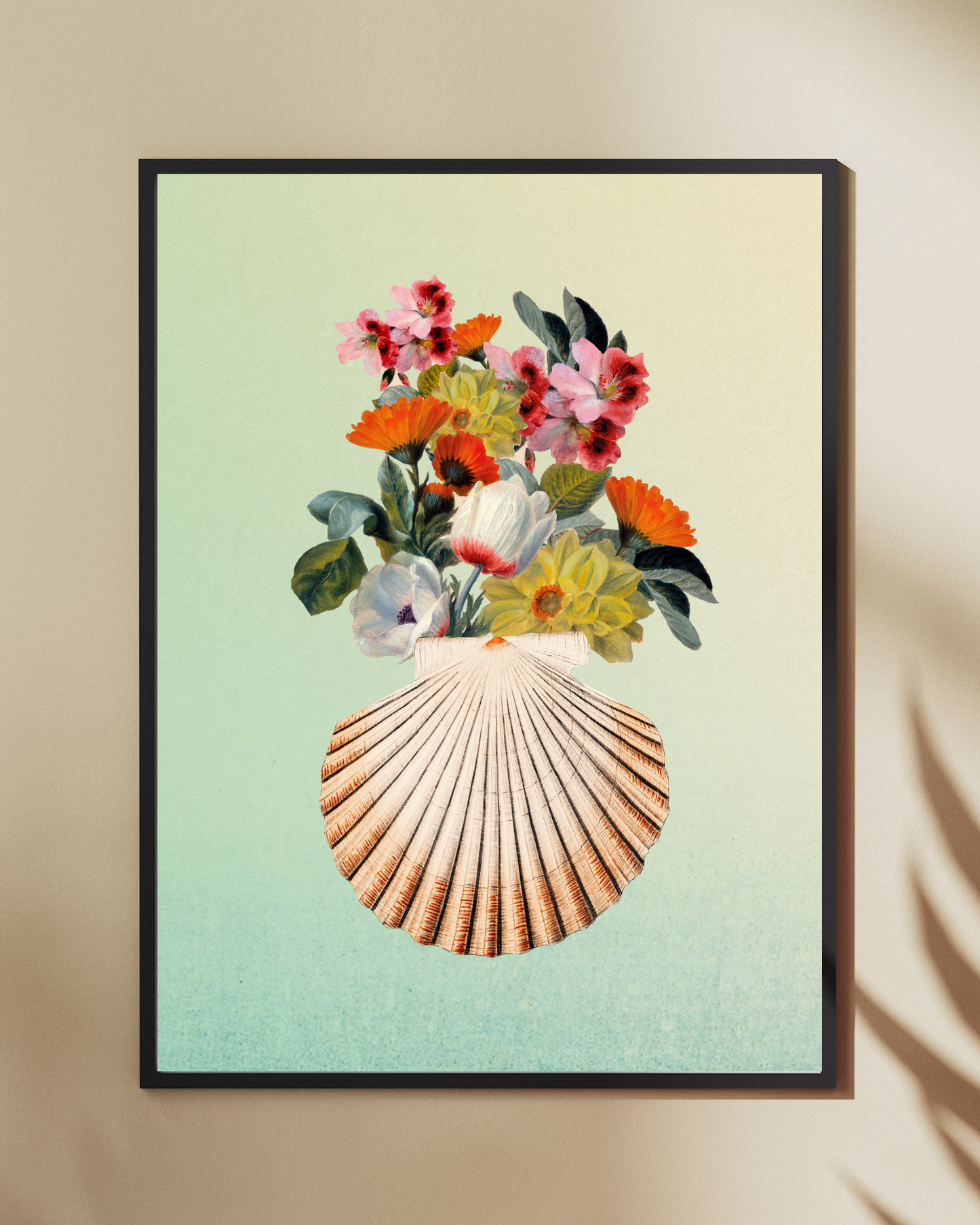 Sun-Kissed Memories | Surreal Collage Art Print