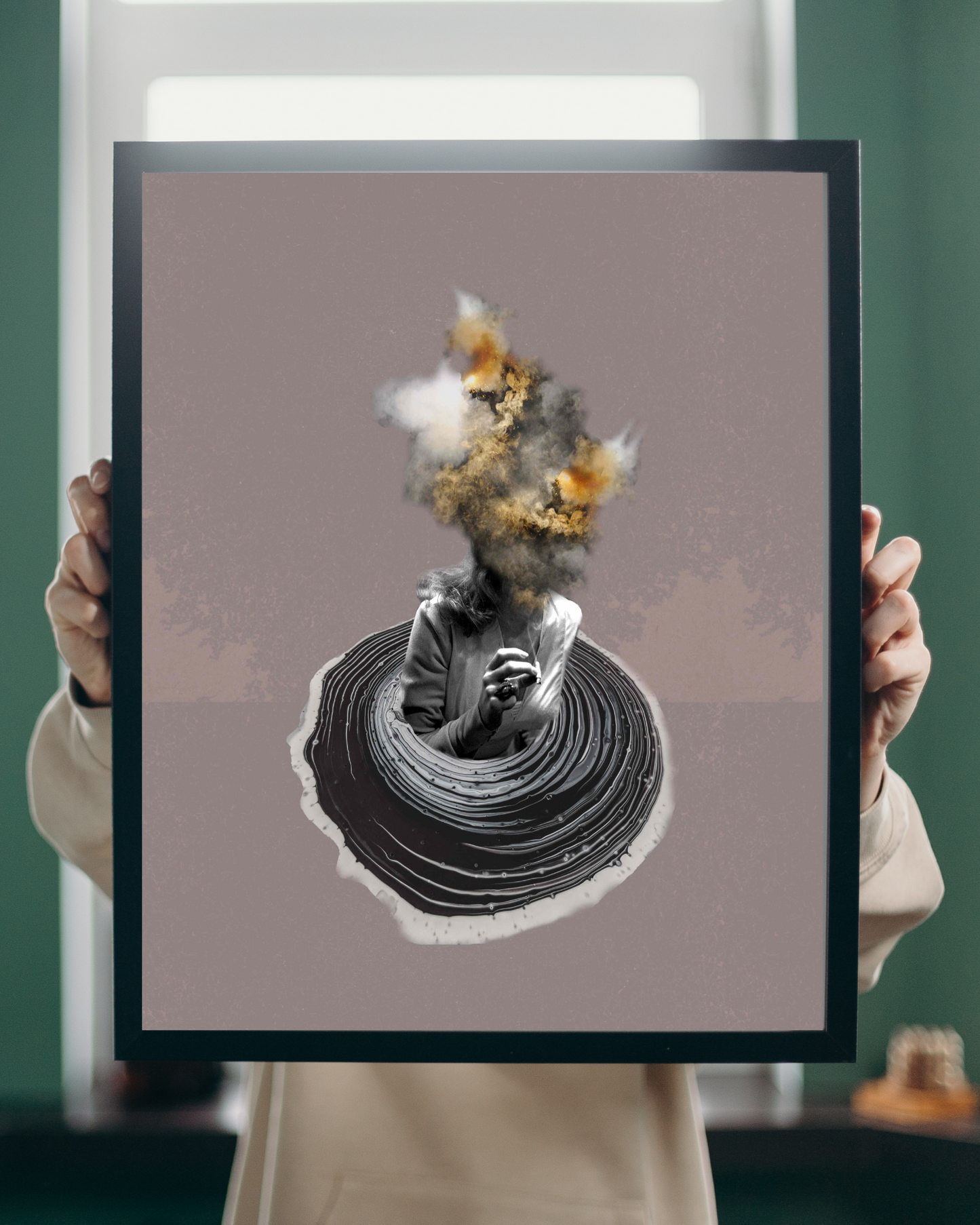 Explosion Hazard | Surreal Collage Art Print