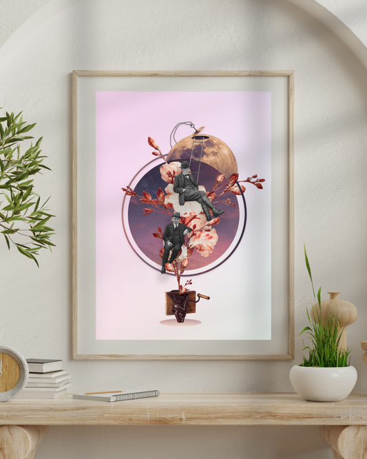 Almond Road | Surreal Collage Art Print