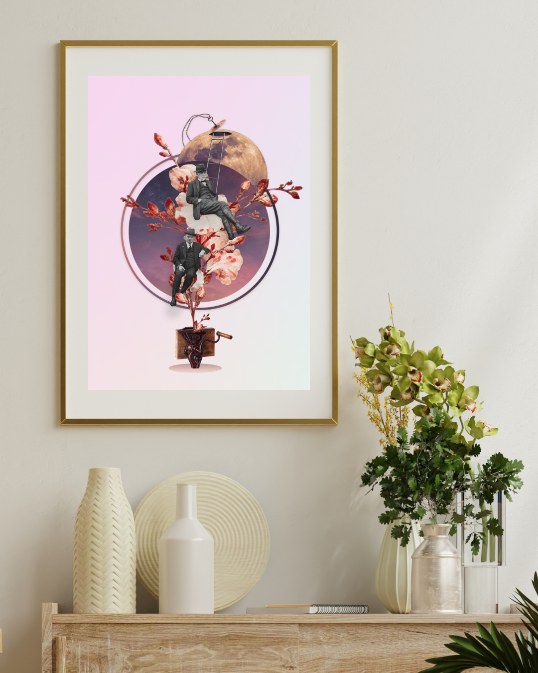 Almond Road | Surreal Collage Art Print