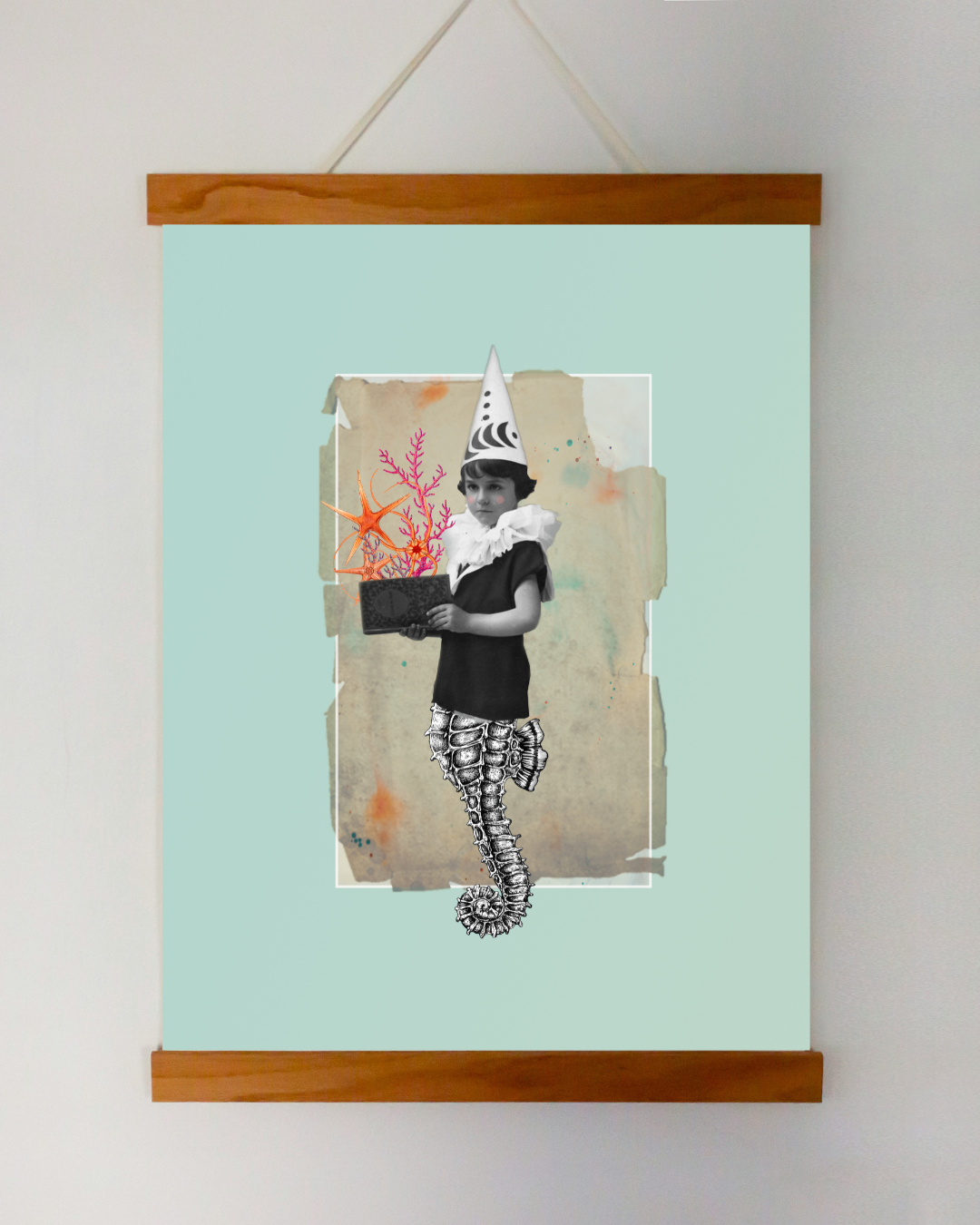 When I grow up | Surreal Collage Art Print