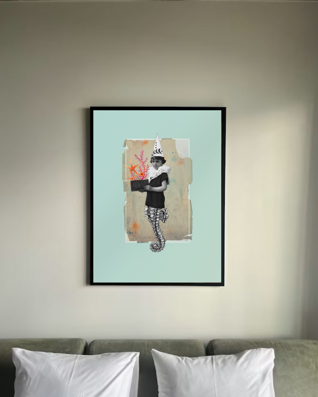 When I grow up | Surreal Collage Art Print