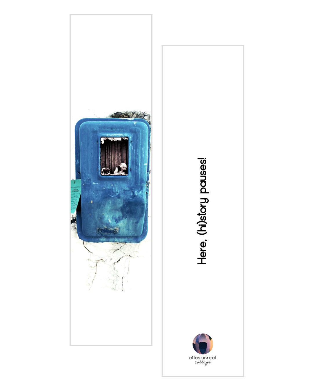 Greek Summer | Collage Bookmark