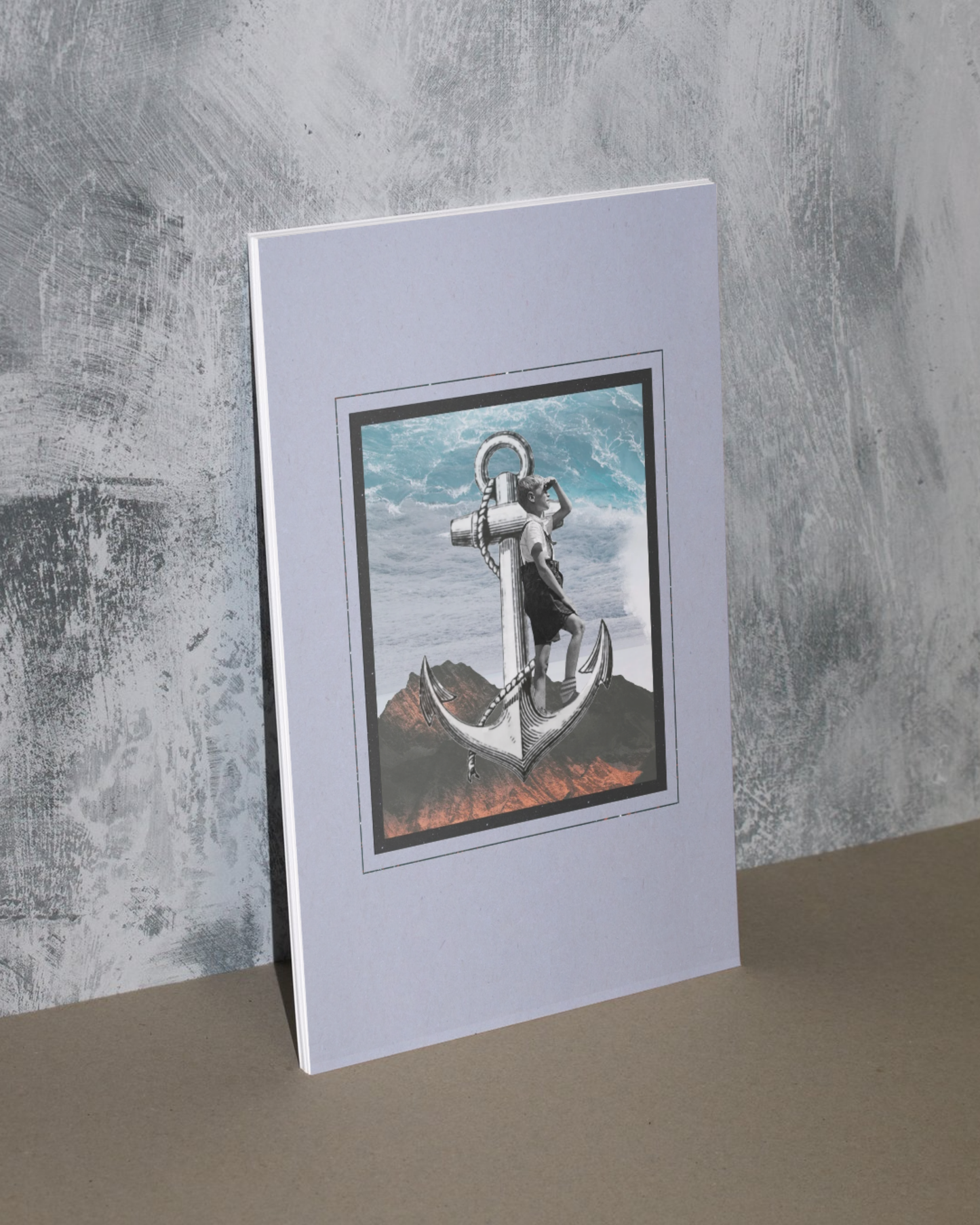 Ethereal Horizons | Surreal Collage Art Print