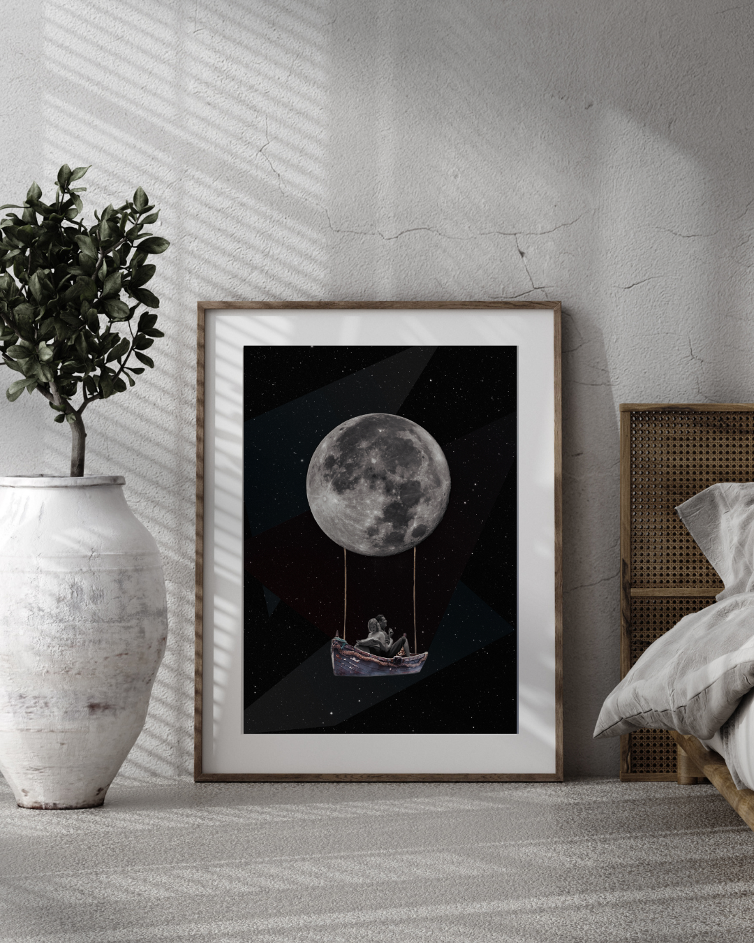 Love and Dream | Surreal Collage Art Print