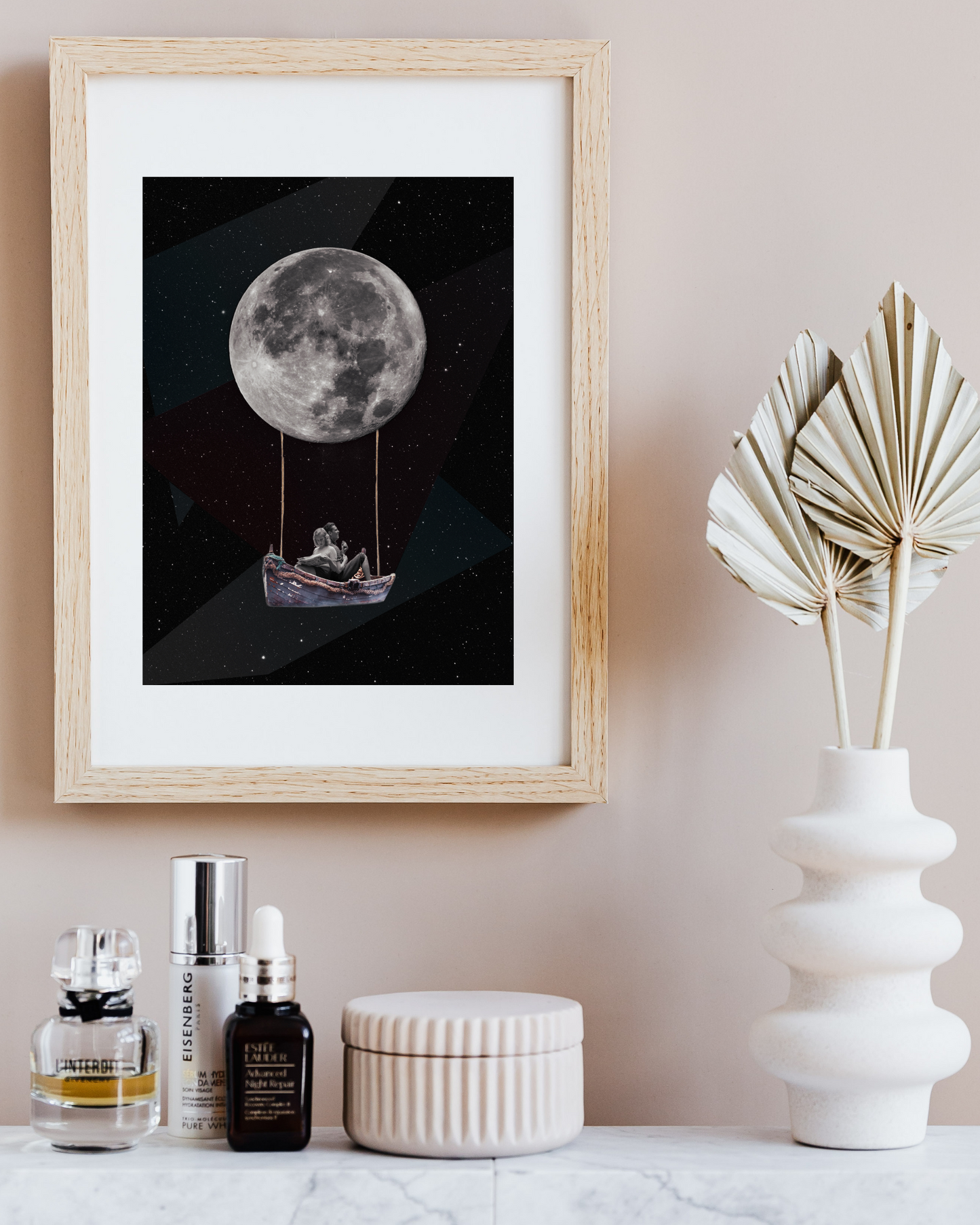 Love and Dream | Surreal Collage Art Print