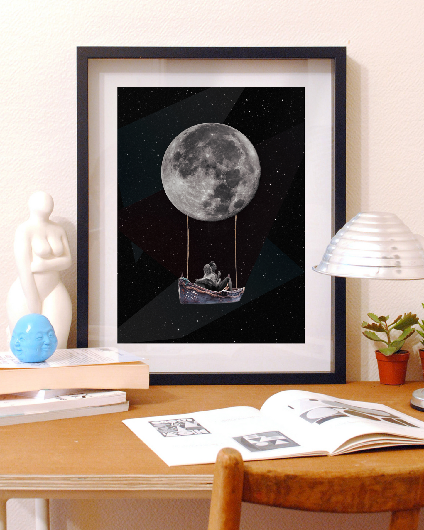 Love and Dream | Surreal Collage Art Print