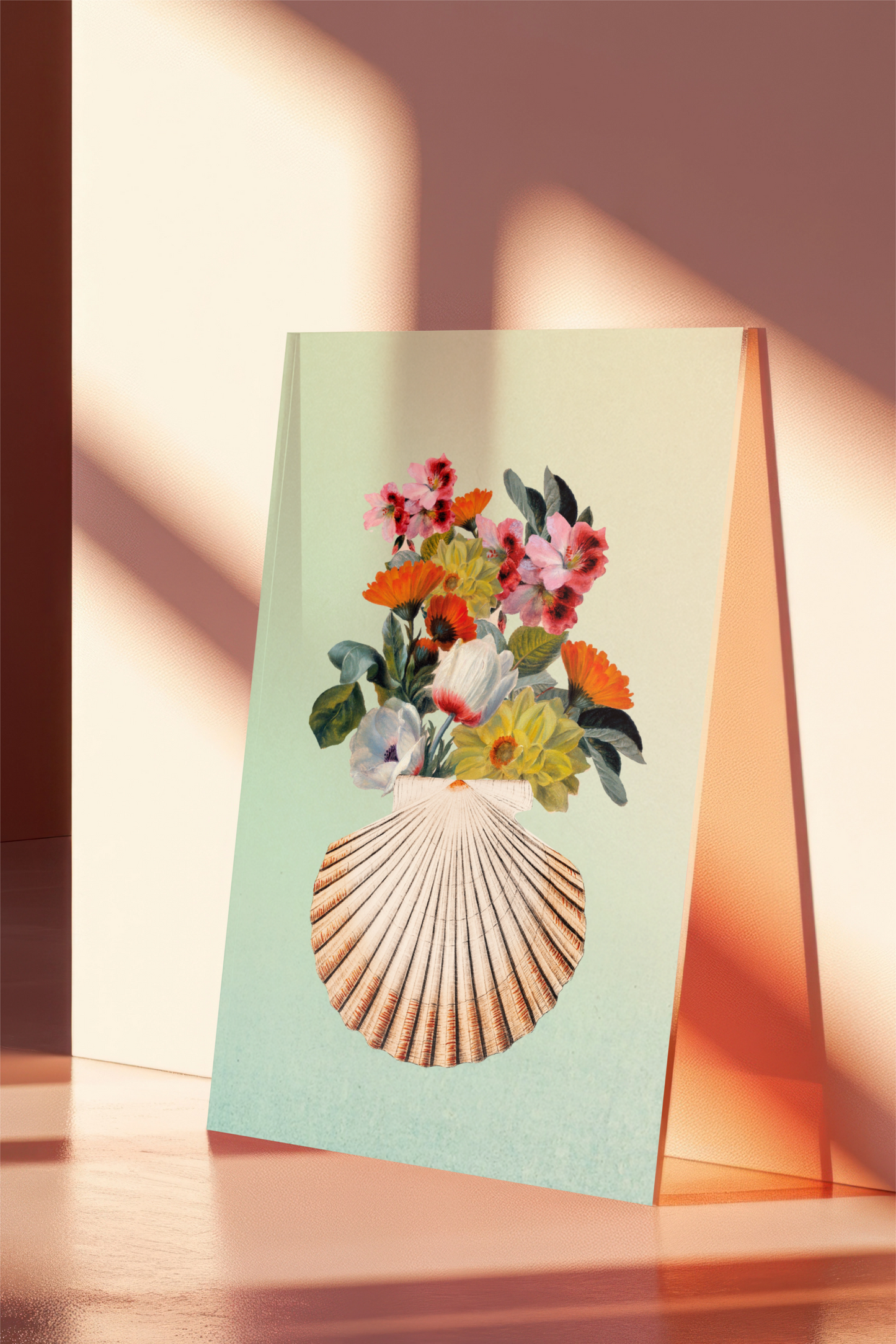 Sun-Kissed Memories | Surreal Collage Art Print