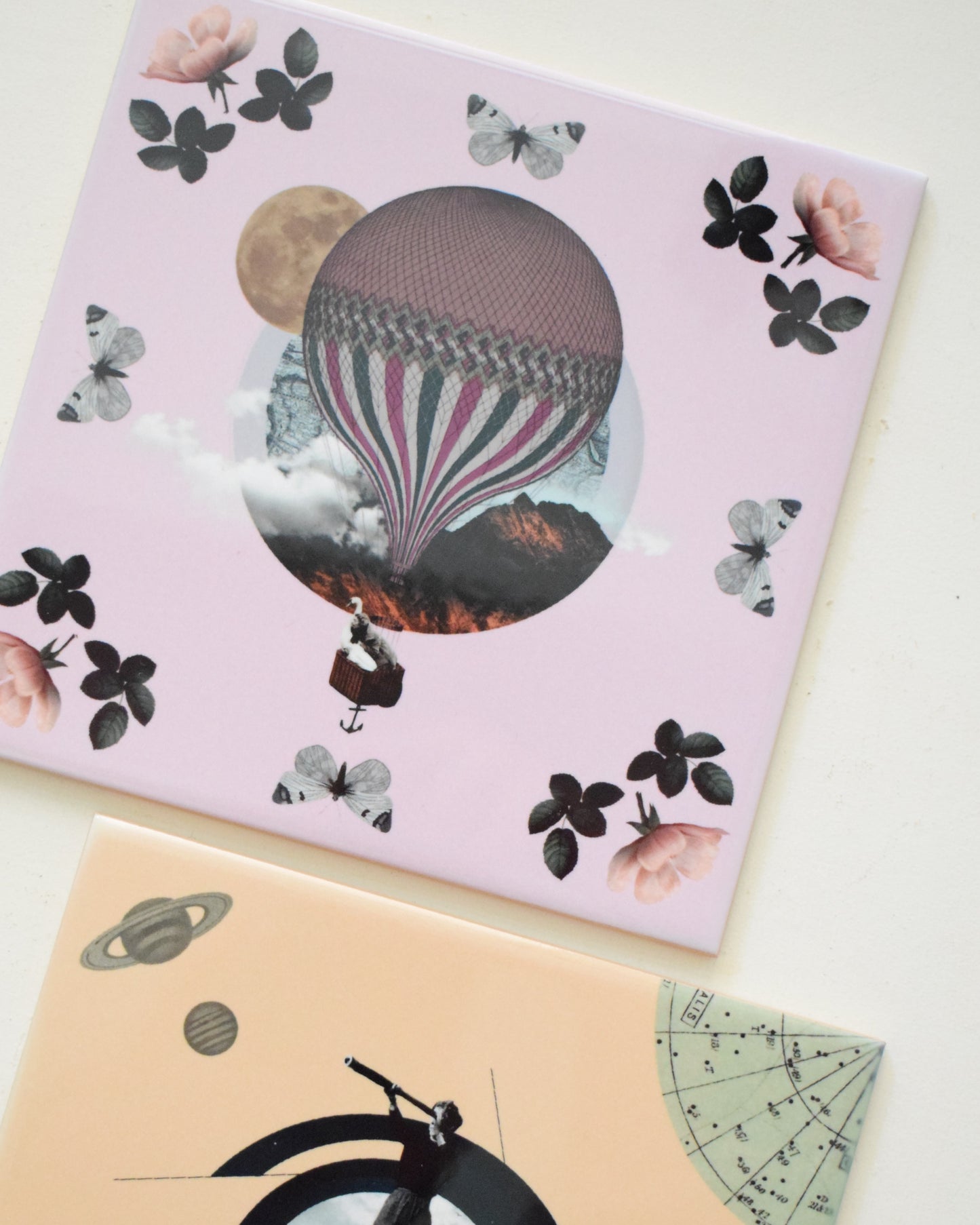 Pink Flight | Κεραμικό Πλακάκι Τοίχου