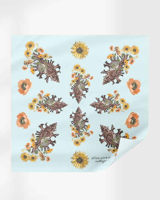Summer Bloom Square Scarf