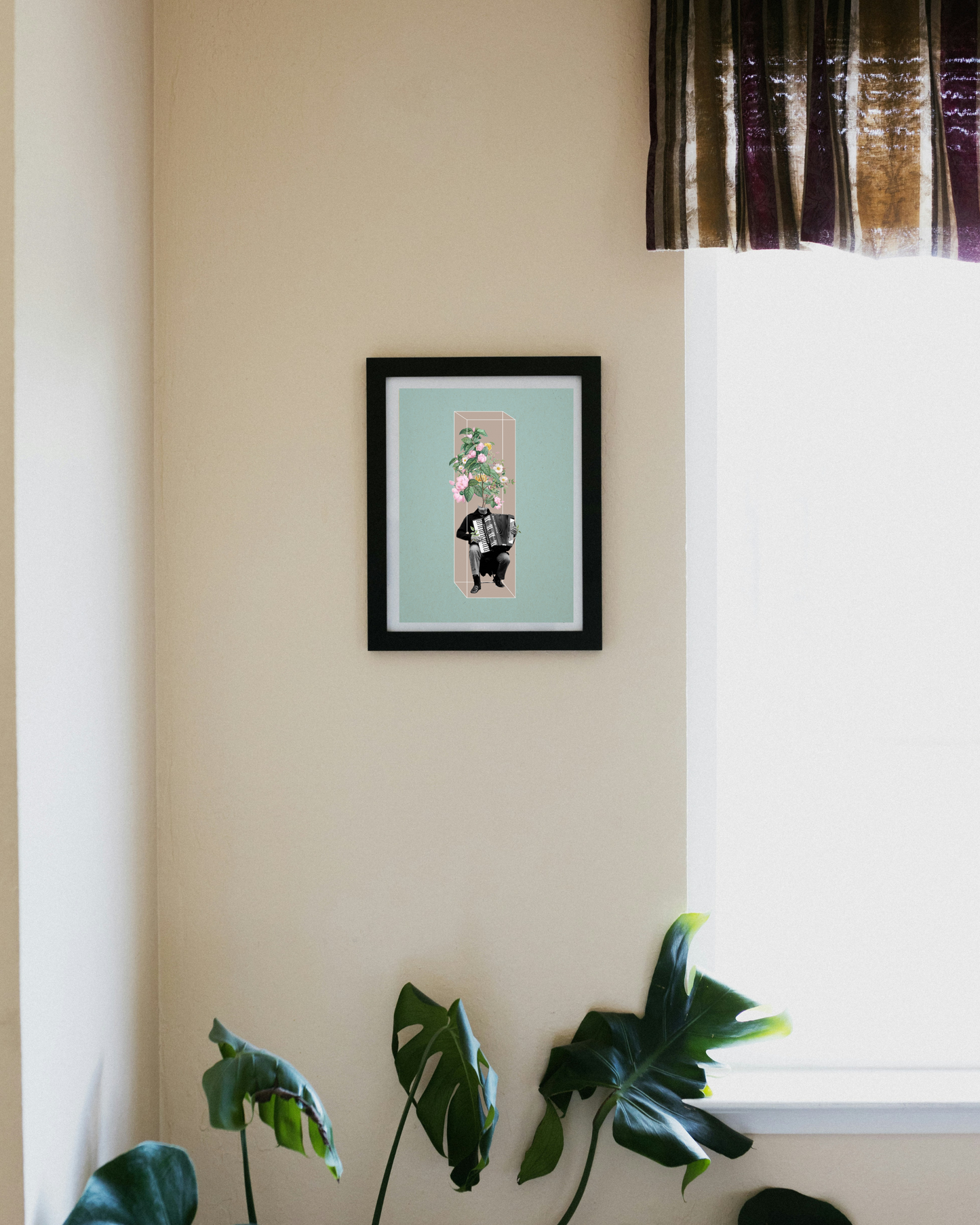 The Garden of Sound | Surreal Collage Art Print