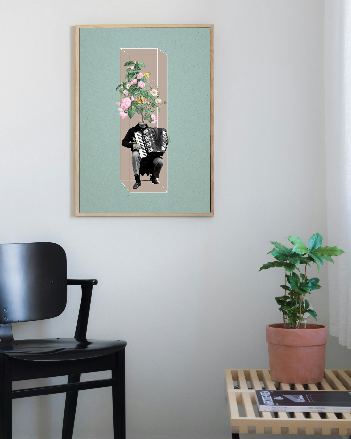 The Garden of Sound | Surreal Collage Art Print